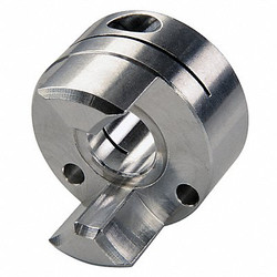 Ruland Curved Jaw Coupling Hub,3/8",Aluminum JC21-6-A