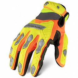 Mechanics Gloves,Full Finger,ANSI,4XL,PR
