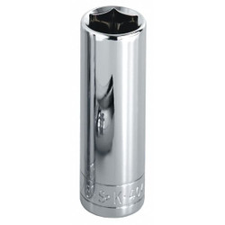 Sk Professional Tools Socket, Steel, Chrome, 25 mm 40025