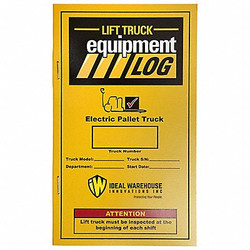 Ideal Warehouse Innovations Replacement Checklist Book,5" W,PK4 70-1065-3-CP