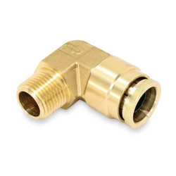 Parker Fitting,3/8",Brass,Push-to-Connect 169PTCNS-6-8