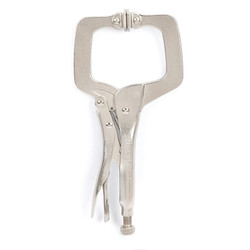 Locking Clamp, 11 in, Swivel Pads