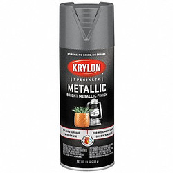 Krylon Spray Paint,Dull Aluminum,11 oz.,15 min.  K01403777