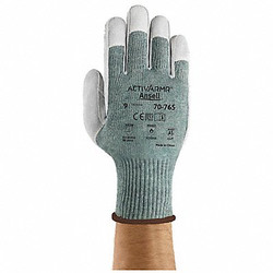 Ansell Leather Cut-Resistant Glove,L/9,PR 70-765