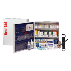 First Aid Only First Aid Kit w/House,687pcs,16x15",WHT 91340