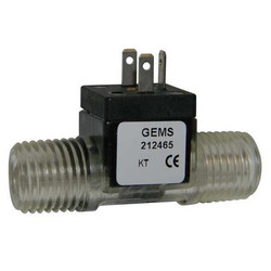 Gems Sensors Flow Rate Sensor,Turbine,65 GPM Max  19H256