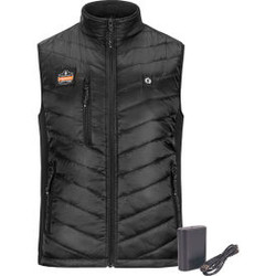 Ergodyne N-Ferno 6495 Rechargeable Heated Vest with Battery Power Bank 2XL Black