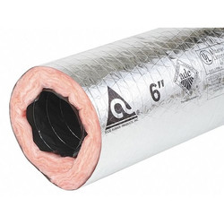 Atco Insulated Flexible Duct,10" Dia. 13102510