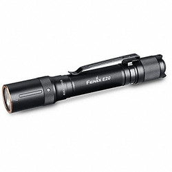 Fenix Lighting Flashlight,Aluminum,Black,350lm E20 V2.0