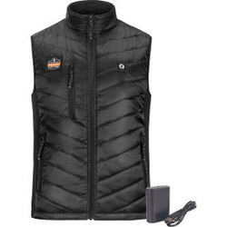 Ergodyne N-Ferno 6495 Rechargeable Heated Vest with Battery Power Bank L Black