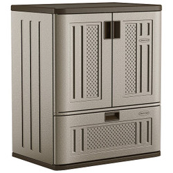 Suncast Plastic Storage Cabinet,20"x36",Silver  BMC3601