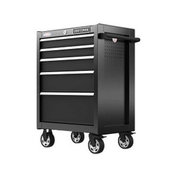 Craftsman Cabinets,5 Drawers,18" D,26" W,Black CMST32752BK