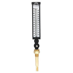 Winters Thermometer,3/4" NPT,0 deg.to 120 deg. F TIM102-6ALF.