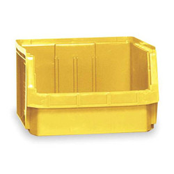 Quantum Storage Systems Bin,Yellow,Polyethylene,11 7/8 in QMS543YL