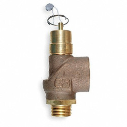 Control Devices Air Safety Valve,1/2" Inlet, 125 psi SCB5010-0A125