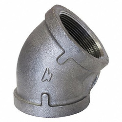 Anvil 45 Elbow, Malleable Iron, 3 in, FNPT 0310024807