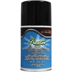 QuestSpecialty® Fiesta Metered Air Freshener, Limon, 7.25 oz Aerosol, 12/Case