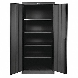 Hallowell Storage Cabinet,78"x48"x24",Black,4Shlv 825S24A-ME