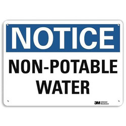 Lyle Notice Sign,10 inx14 in,Aluminum U5-1425-RA_14X10