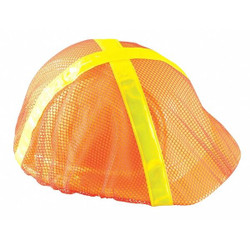 Occunomix Hard Hat Cover,Polyester Mesh,Orange  V896-RO