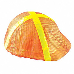 Occunomix Hard Hat Cover,Polyester Mesh,Orange V896-RO