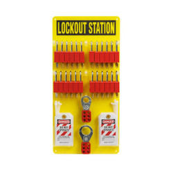 Brady Lockout Station,0.035" D,23.5" H,11.5" W  153688