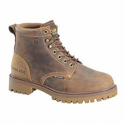 Carolina Shoe 6-Inch Work Boot,D,9 1/2,Brown,PR CA7558