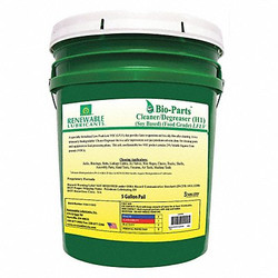 Renewable Lubricants Cleaner/Degreaser,Unscented,5 gal,Bucket 87594