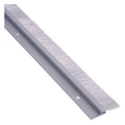 National Guard Door Weatherstripping,Silver,7 ft L D608A-84