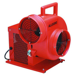 Allegro Industries Confined Space Blower,Orange,18 1/2" W  9504