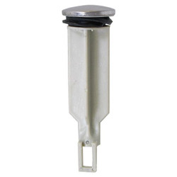 Kissler Drain Stopper, 1-1/2"D,Plastic,Chrome 58-1114