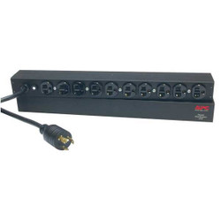 Apc PDU,20A,10 Outlet,12 ft,Black  AP9564