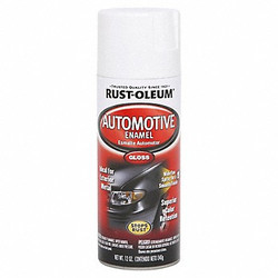 Rust-Oleum Automotive Enamel,White,12 oz 252468