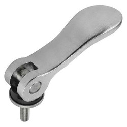 Kipp Cam Handle,1/4"-20,Stainless Steel K0645.15120A2X30