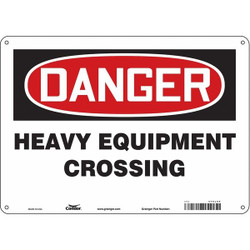 Condor Safety Sign,10 inx14 in,Aluminum 476L06