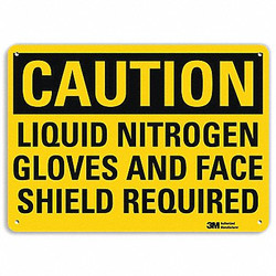 Lyle Caution Sign,10 inx14 in,Aluminum U4-1489-NA_14x10