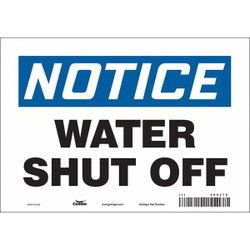 Condor Safety Sign,7 in x 10 in,Vinyl 469J76