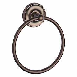 Taymor Towel Ring,Zinc,Bronze,5 7/8 in w 04-BRN7904