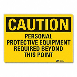 Lyle Caution Sign,10inx14in,Non-PVC Polymer LCU3-0440-ED_14x10