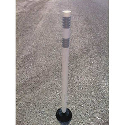 Manufacturer Varies Delineator Post,White,HDPE,48 In 04-48-WWG