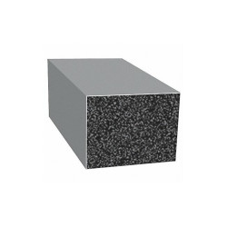 Trim-Lok Seal, EPDM Rubber, Black, 100 ft L X275BT-100