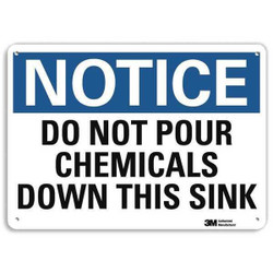 Lyle Notice Sign,7 inx10 in,Plastic  U5-1139-NP_10X7