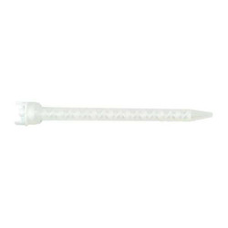 Vibra-Tite Mixing Nozzle,White,HDPE,7 3/5" L,PK10 M400PB01TP