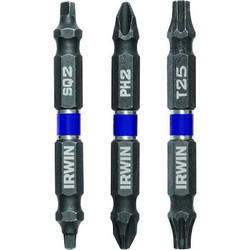 Irwin Insert Bit,Power,Dbl End,Hex Shank,PK3  IWAF32DEP2S23