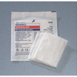 Kendall Sponge,White,4"L,4"W,PK50  KCGS019187