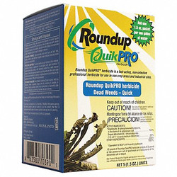 Roundup Non-Selective Weed Killer,1.5 oz,PK5  ROUNDUP QUICKPRO