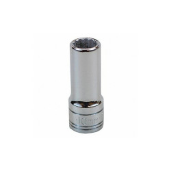 Sk Professional Tools Socket, Steel, Chrome, 10 mm  8430