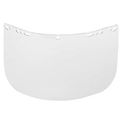 Bullard Visor,Clear,8InH x 15InW x 0.06In Thick 860T