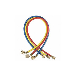 Yellow Jacket Hose, 26 in L,Blue/Red/Yellow,800 psi 22985
