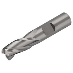 Micro 100 Sq. End Mill,Single End,Carb,3/8" EMS-375-4